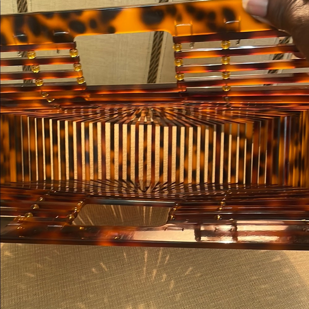 Tortoise Shell Pattern Women Bag - image 4